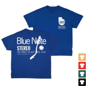Blue Note Merch Store Blue Note X Online Ceramics Blue T-Shirt