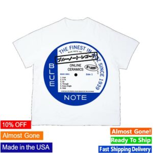 Blue Note Merch Store Blue Note X Online Ceramics White T-Shirt