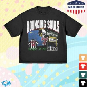Bouncing Souls Merch Store Born To Be College T-Shirt