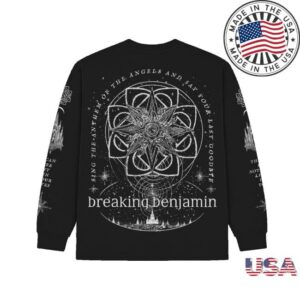 Breaking Benjamin Merch Store Anthem Of The Angels Long Sleeve Tee