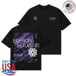 Breaking Benjamin Merch Store Digital Black Tee