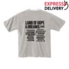 Bruce Springsteen Merch Store 2026 Land Of Hope & Dreams American Tour Flag Tee