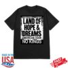 Bruce Springsteen Merch Store 2026 Land Of Hope & Dreams American Tour No Kings Tee Black