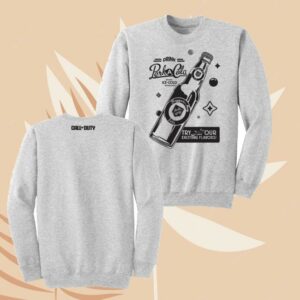 Call Of Duty Merch Store Call Of Duty Vintage Perk-A-Cola Bottle Crewneck Sweatshirt