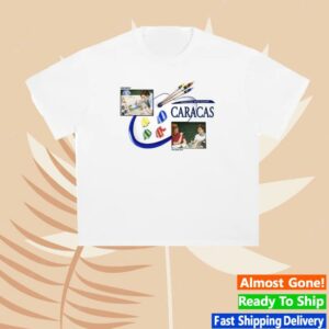 Caracas Merch Store Caracas Block White Tee