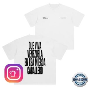 Caracas Merch Store Que Viva Venezuela Classics White Tee