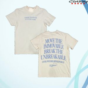 Cece Winans Merch Store Believe For It Beige Tee