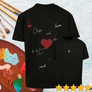 Choose Clothing Merch Shop Store Choose Clothing Merch Shop Store Men Heart Hoodie Black