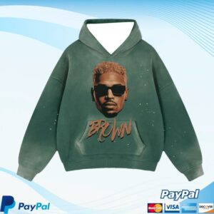 Chris Brown Merch Store Brown Big Head Hoodie