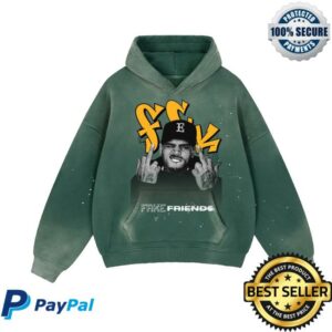 Chris Brown Merch Store Fuck Fake Friends Green Hoodie