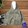 Closed Casket Activities Merch Store Hardlore Logo Camo Zip Up Hoodie Sweatshirt
