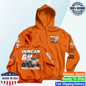 Danny Duncan Merch Shop Store Rzr Racing Orange Hoodie