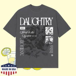 Daughtry Merch Store Shock To The System Grey Tee