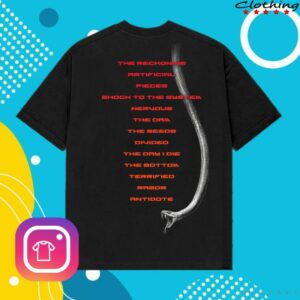 Daughtry Merch Store Shock To The System Track List Tee