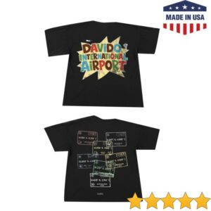 Davido Merch Store Davido International Airport Shirt