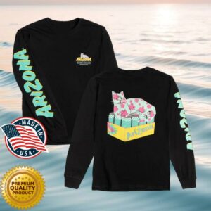 Drinkarizona Merch Store Black Cherry Blossom Bodega Cat Long-Sleeve T-Shirt
