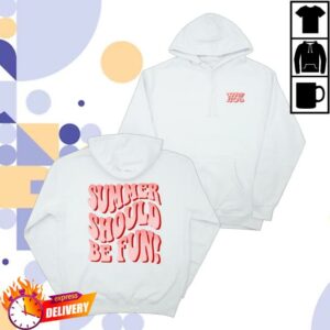 Drinkloverboy Merch Store Summer Should Be Fun Hoodie Flirty Shirley Edition