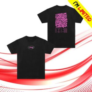 Ed Sheeran Merch Store Loop Tour Exclusive Latin America T-Shirt Black