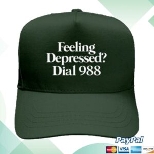 Friendsfamilyforever.Com Merch Store Feeling Depressed Dial 988 Green