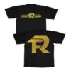 Fuerza Regida Merch Store Fr Glitter Black Tshirt