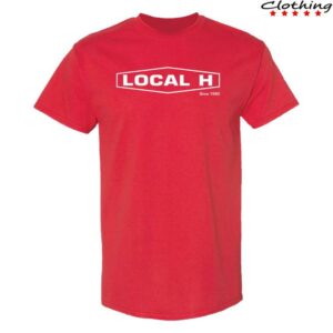 Gandp Records Merch Shop Store Local H Throwback Logo Tee