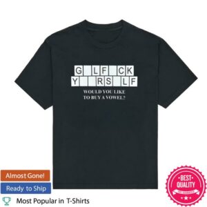 Golf Wang Merch Store Vowel Tee By Golf Wang