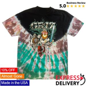 Griz Merch Shop Store Griz Mr. B Armory Knight Tie Dye T-Shirt