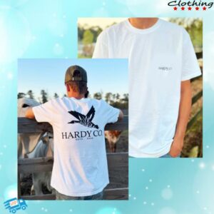 Hardy Co Merch Store Madison Stroncheck White Hardy Co. T Shirt