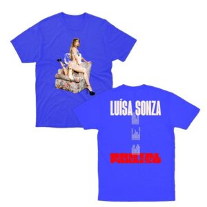 kenny Heart Merch Store Luísa Sonza Camiseta Azul Royal Brutal Paraíso Viii