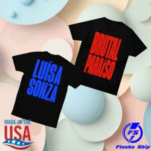 kenny Heart Merch Store Luísa Sonza Camiseta Preta Brutal Paraíso Iiiv