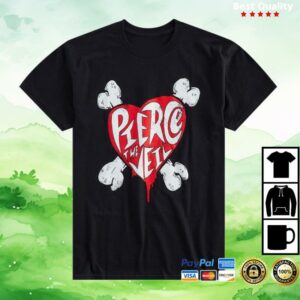 Hot Topic Merch Store Pierce The Veil Heart & Bones T-Shirt