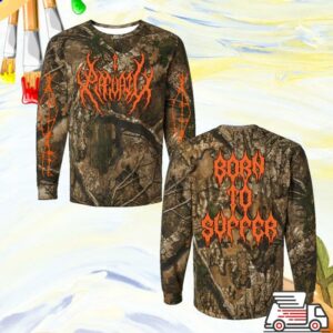 I Prevail Merch Store Born To Suffer Long Sleeve Realtree Camo