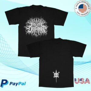 Immortal Disfigurement Merch Store Oversized Logo Tee Black