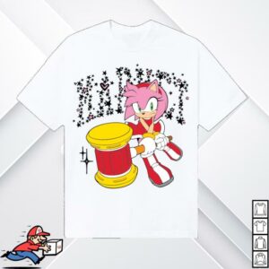 Interscope Records Merch Store Market X Sonic The Hedgehog Amy Rose Tee For Tiacorine
