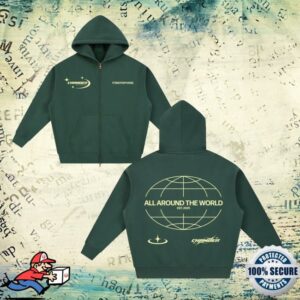 Itsnotaphase Merch Store Aroundtheworld Zip-Up