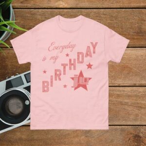 Jennifer Lopez Merch Store Birthday Star Pink Tee