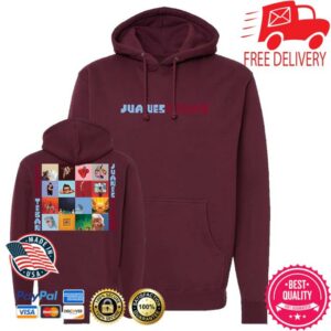 Juan Esteban Merch Shop Store Juan Esteban Burgundy Hoodie
