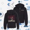 Linkin Park Merch Store Vintage Meteora Spray Black Zip Hoodie
