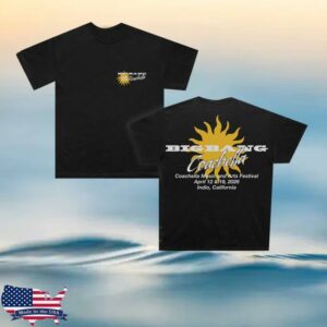 Livestream Store Merch Bigbang Sundaze Coachella Black Tee