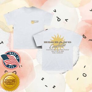 Livestream Store Merch Bigbang Sundaze Coachella White Tee