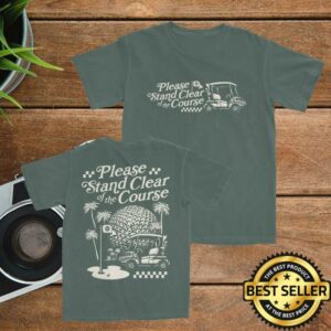 Lostbrostradingco Merch Store Please Stand Clear Of The Course Tee