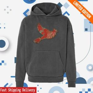 Luke Grimes Merch Store Red Bird Pigment Black Hoodie