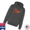 Luke Grimes Merch Store Red Bird Pigment Black Hoodie
