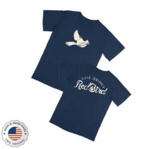 Luke Grimes Merch Store Red Bird Tee Navy