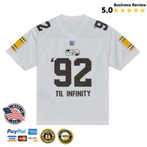 Mac Miller Merch Store Steelers X Mac Miller White Legacy Jersey