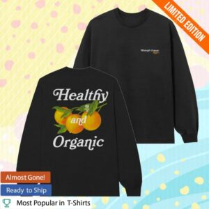 Midnight Organic Merch Store Healthy & Organic Waffle Ls Tee