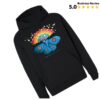 Modest Mouse Merch Shop Store An Eraser And A Maze Rainbow Moth Hoodie