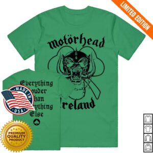Motorhead Merch Shop Store Warpig Shamrock Tee
