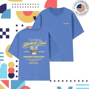 Nude Project Merch Store Winners Club Tee Blue