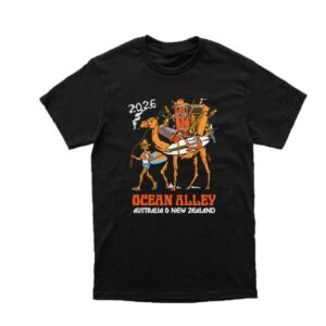 Ocean Alley Merch Store Ocean Alley 2026 Aus Nz Tour Black Tee